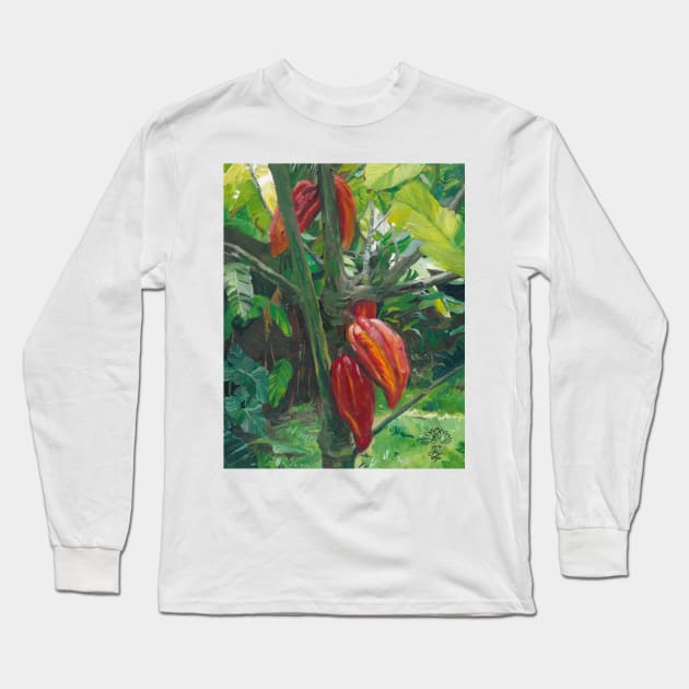 Cacao Long Sleeve T-Shirt by wendyroberts